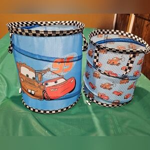 Disney Cars Blue and Red Pop-Up Bins